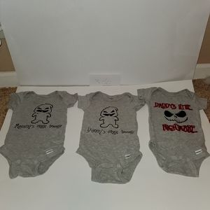 **SOLD **3 Halloween onesie SOLD